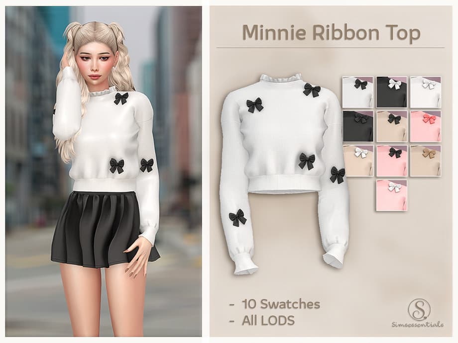 Скриншот мода Свитер Minnie Ribbon Top